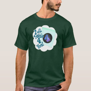 Camiseta Tumble For You Engraçado Cartoon Slogan