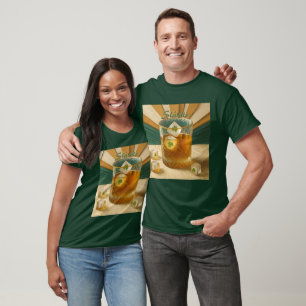 Camiseta Tumbler de Uísque Irlandês Trevo de Gelo "Sláinte!