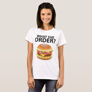 Camiseta Tumblr T-Shirt O Que Ela Pede Burger