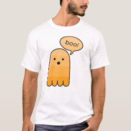 Camiseta Tumeric Orange Boo Ghost Halloween