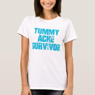 Camiseta Tummy Ache Survivent Stomachache IBS Funny