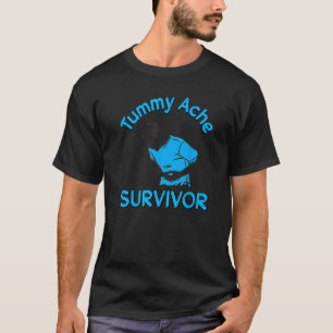 Camiseta Tummy Ache Survivent Stomachache IBS Vintage Retro