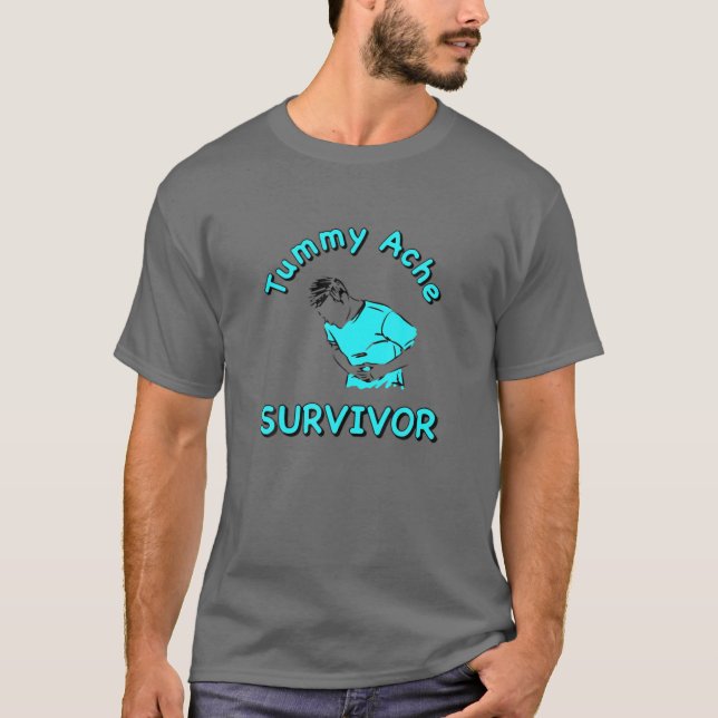 Camiseta Tummy Ache Survivor (Frente)