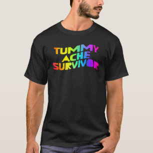 Camiseta Tummy Ache Survivor Meu Tummy Magoa As Lâminas