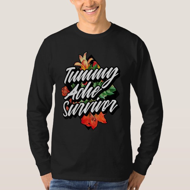 Camiseta Tummy Ache Survivor  Stomach Ache IBS 4 (Frente)