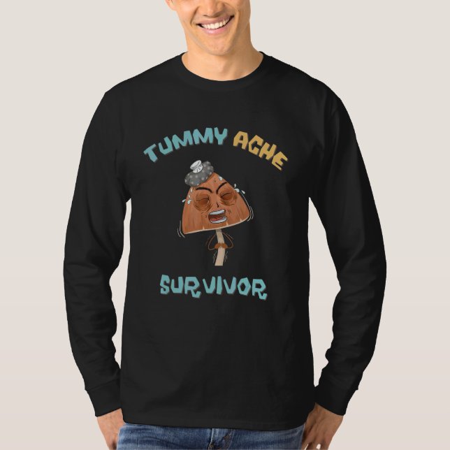 Camiseta Tummy ache survivor Stomachache IBS 1 (Frente)