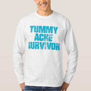 Camiseta Tummy Ache Survivor Stomachache IBS T-Shirt Engraç
