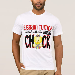 Camiseta Tumor cerebral sujado com o pintinho errado