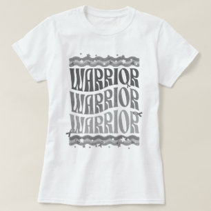 Camiseta Tumor do cérebro retrorreflector Cinza guerreiro S