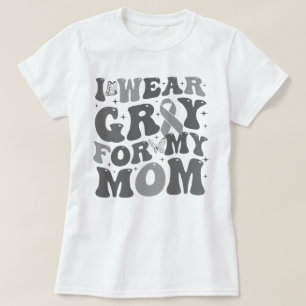 Camiseta Tumor Do Cérebro, Visto Cinzas Para A Minha Mãe