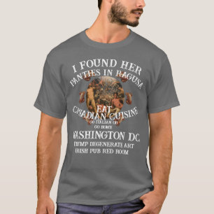 Camiseta Tump Arte Degenerada Irish Pub Sala Vermelha Trump