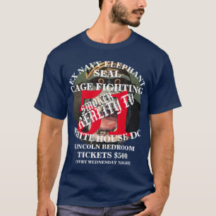 Camiseta Tump Ex Marinheiro Selador de Elefante Lutando na 