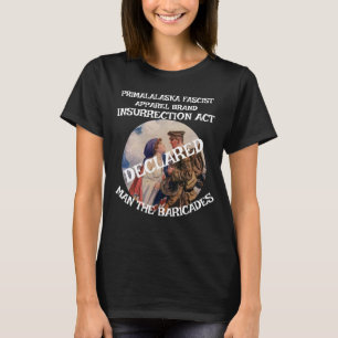 Camiseta Tump Minneapolis Assassinato Arte Original Trump