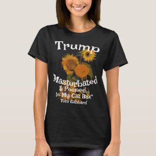 Camiseta Tump Pooped Se Masturbou Gaveta de Meias Tulsi Tru