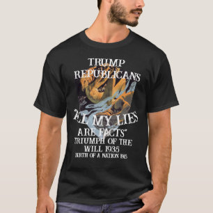 Camiseta Tump Triunfo da Vontade 1935 Nascimento Nação Trum