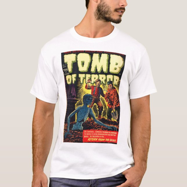 Camiseta Túmulo do retorno do terror do t-shirt grave (Frente)