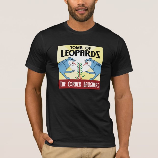 Camiseta Túmulo dos leopardos (com créditos) (Frente)