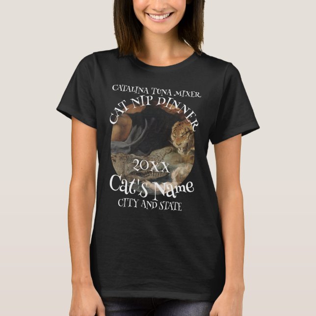 Camiseta Tuna Cat Mixer Best Pet Wine Catalina Memento 2050 (Frente)