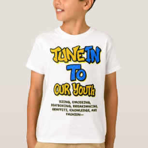 Camiseta Tune in Graffitti Youth T-Shirt