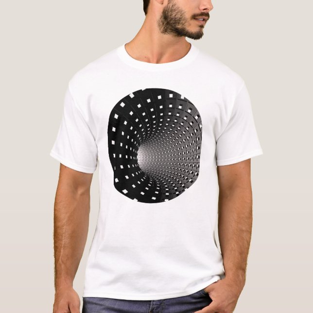 Camiseta túnel 3D (Frente)
