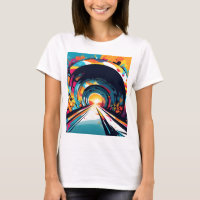 Túnel com arte de Grafite