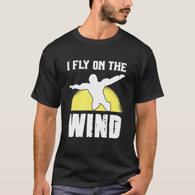 Camiseta Túnel De Vento No Interior Do Skydiving Para Homen (Frente)