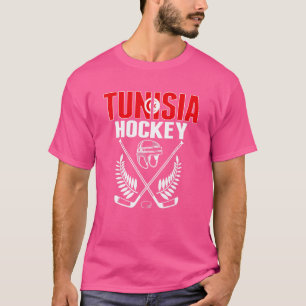Camiseta Tunezinos Fãs de Hóquei no Gelo Orgulhosos Equipe