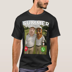 Camiseta Tung Sahur Temporada de Golfe Está Chamando Rotina