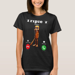 Camiseta Tung Tung Tung Sahur Está Chamando Meme Engraçado