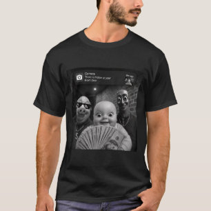 Camiseta Tung Tung Tung Sahur Porco Homem Meme Ai Bebê Engr