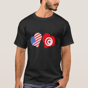 Camiseta Tunísia América do coração Orgulho Tunisino Tunísi