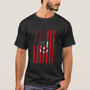 Camiseta Tunísia América EUA Patrimônio Orgulho Tunisiano T