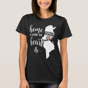 Camiseta tunisia Home Gift - O lar é onde está o coração!