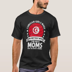 Camiseta Tunísia Mãe Tunísia Dia de as mães Mamã Tunisiana