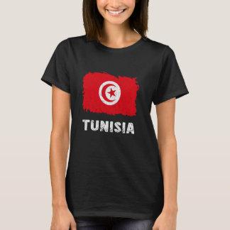 Camiseta Tunísia Orgulho Tunisiano Bandeira Tunisiana Vinta