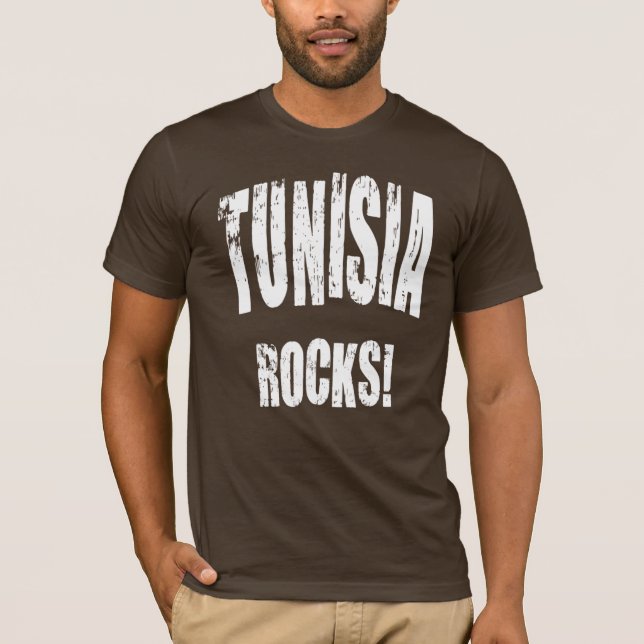 Camiseta Tunísia Rocks! (Frente)