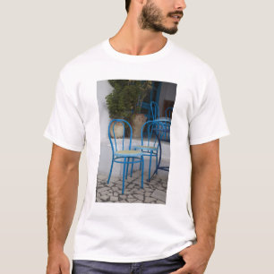 Camiseta Tunísia, Sidi Bou Said, cadeiras de café