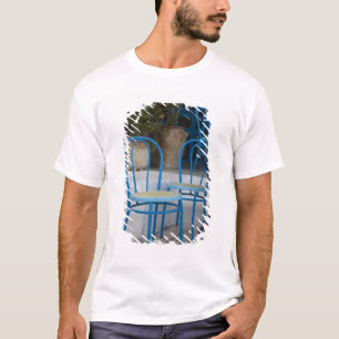 Camiseta Tunísia, Sidi Bou Said, cadeiras de café