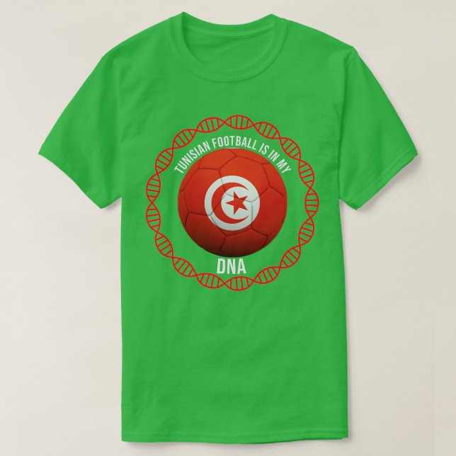 Camiseta Tunisino está no meu DNA presente para tunisiano c (Frente do Design)