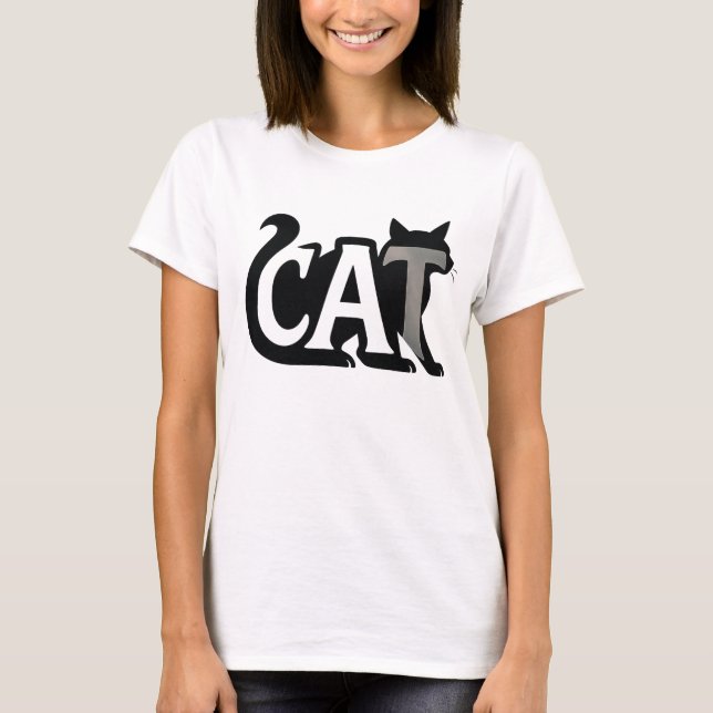 Camiseta Tupografia Causada Silhouette T-Shirt (Frente)