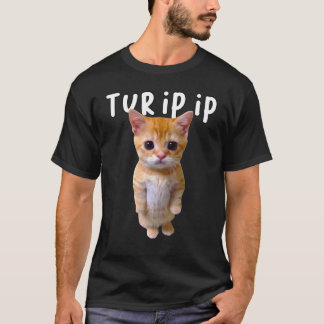 Camiseta Tur Ip Ip El Gato Meme Triste Gato Chorando Munchk