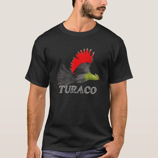 Camiseta Turaco Bird Lourie Turacou (Frente)