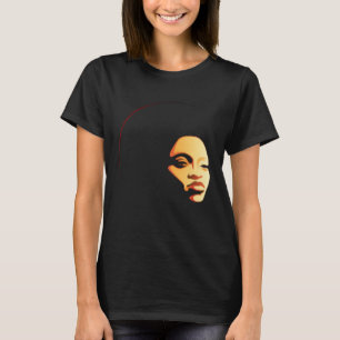 Camiseta Turbante Africano Feminino Clássico Orgulho Negro