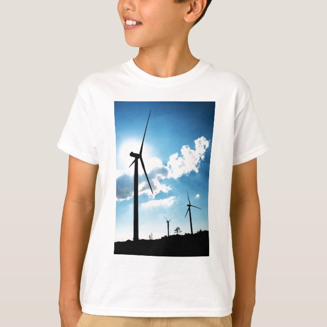 Camiseta Turbina eólica (Frente)