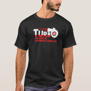 Camiseta Turbo Ar Dentro Felicidade Fora Turbo Carregador C