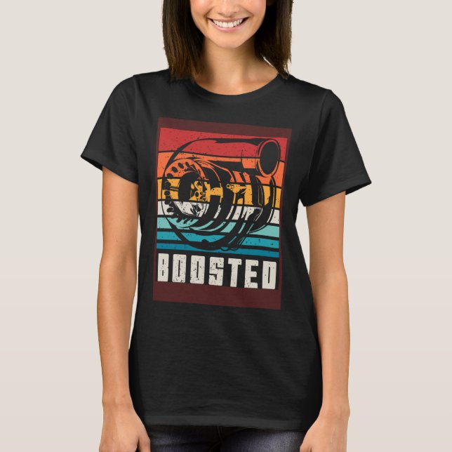 Camiseta Turbo Car Boosted Car  Car Racing (Frente)