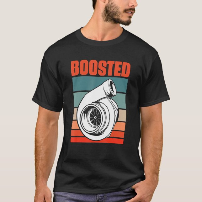 Camiseta Turbo Car Boosted Car  Car Racing (Frente)