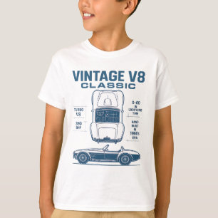 Camiseta Turbo Legacy: O Vintage V8 Classic