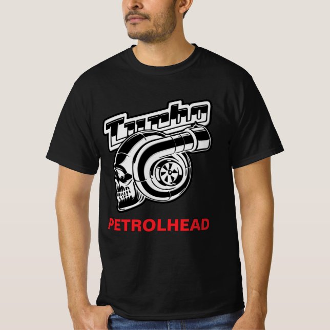 Camiseta TURBO Motor PETROLHEAD (Frente)