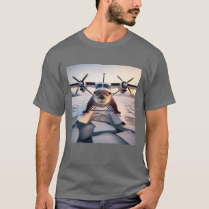 Camiseta Turbo Prop Twin Engine Float Plane Bush Canadá